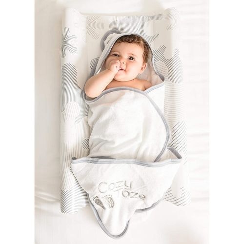 BabyDam CozyToze Baby Hooded Bath Towel
