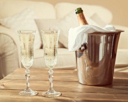 champagne sofa