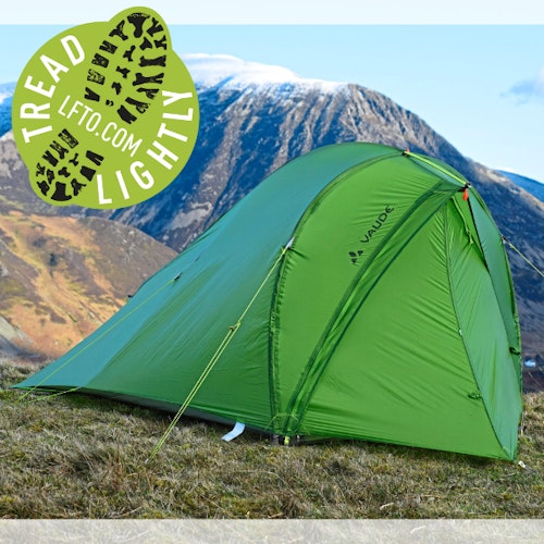 Vaude Taurus SUL 1-Person pitched in the hills