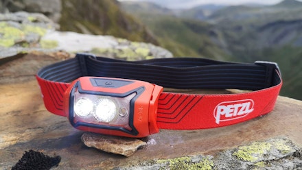 Petzl-Actik-Core Petzl Actik Core on a rock