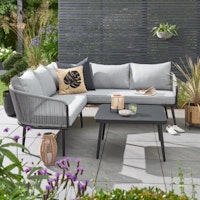Crescent Corner Sofa Set
