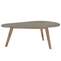 Faux Concrete Outdoor Coffee Table