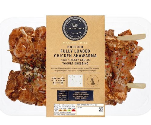 M&S Fully Loaded Shawarma