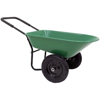 Oypla Heavy Duty Plastic Two Wheeled 70L