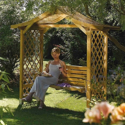 Dartmouth Swinging Seat Garden Arbour