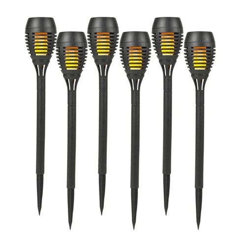 Pucci Flame Effect Garden Spike 1 Light Pathway Light