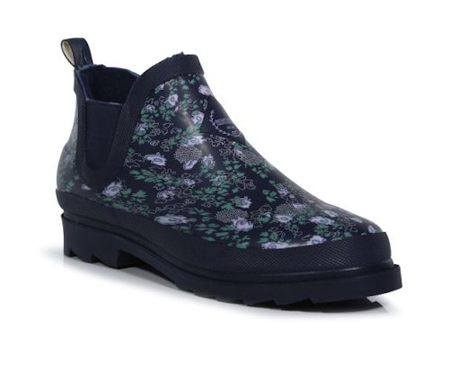 Women's Harper Cosy Ankle Wellies - Navy Floral