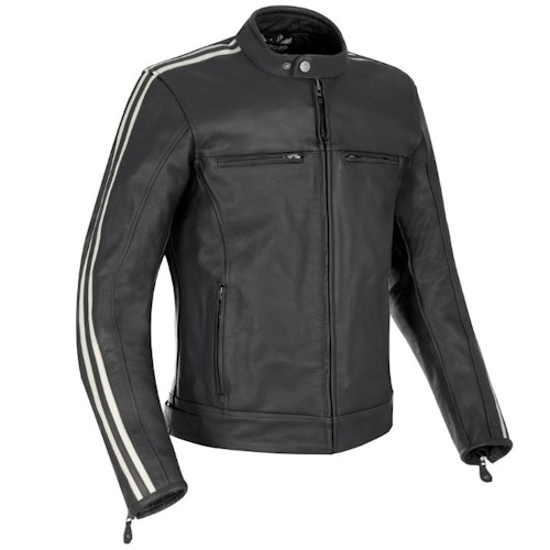 Oxford Bladon black leather jacket