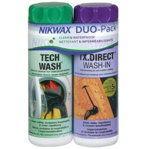 Nikwax Tech Wash and TX Direct Twin Pack