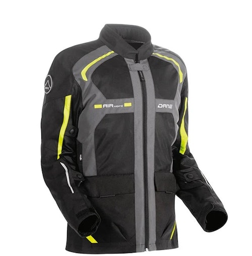 Dane Soro Mesh Textile Jacket - Black / Yellow