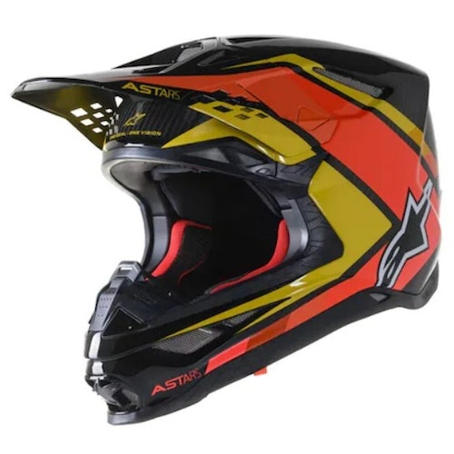 Alpinestars Supertech M10 black, yellow orange
