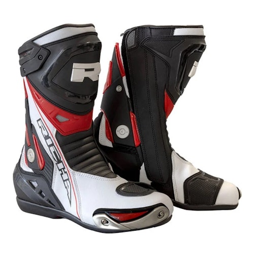 Richa Blade Boots, pair, in black, white and red
