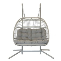 double egg chair