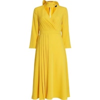 Ted Baker Yellow Midi Dress