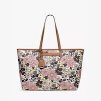 Radley Finsbury Park Vintage Floral Large Quilted Responsible Shoulder Bag, Chalk