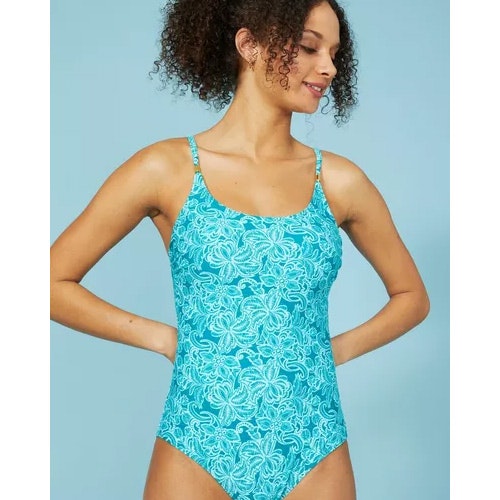 Batik Flower Swimsuit