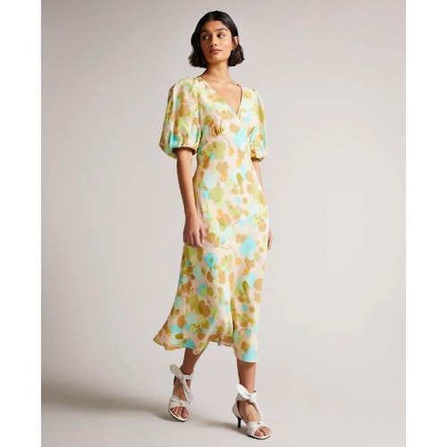 Cescil MIB Printed Midi Dress