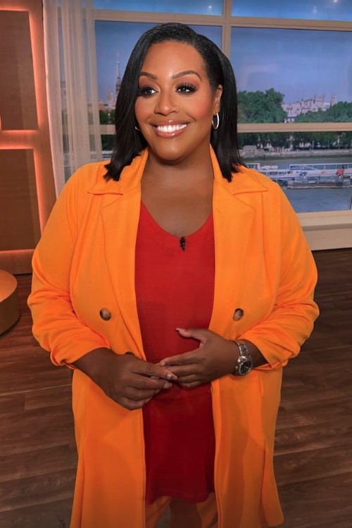 alison hammond orange suit