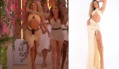 Antigoni's Cream Wrap Dress