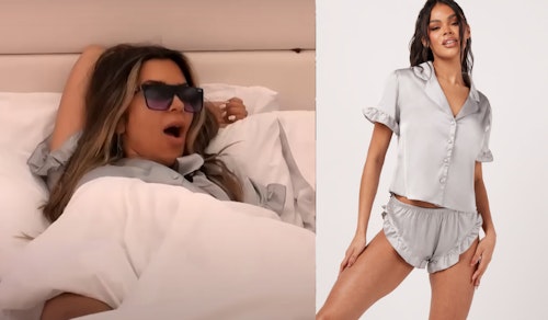 Ekin-Su's Silver Pyjama Set