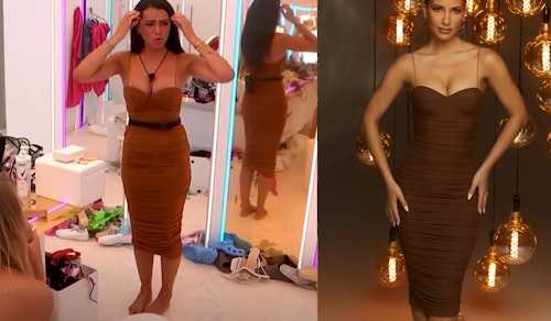 Paige's Brown Ruched Dress