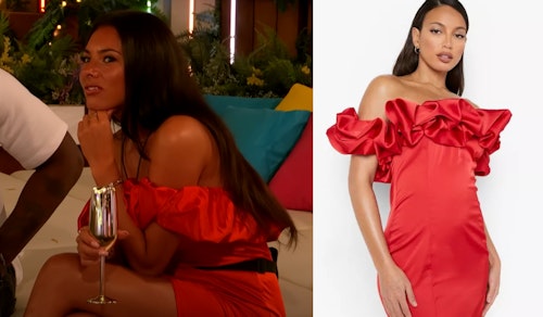 Paige's Red Puff Dress