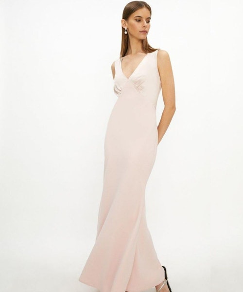 Slip Dress With Tie Back