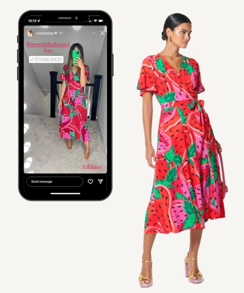 Never Fully Dressed Strawberry Zsa Zsa Dress