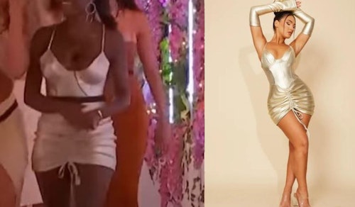 Indiyah's Metallic Dress
