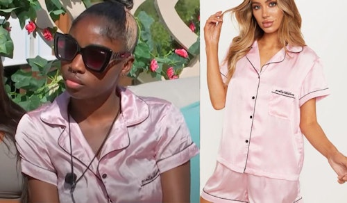 Indiyah's Pink Satin PJs