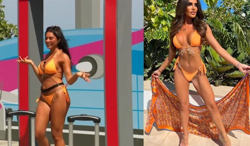 Paige's Orange Bikini