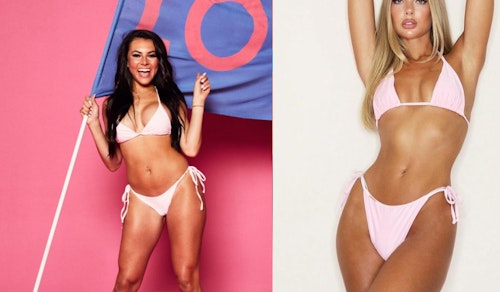 Love Island Paige's Promo Baby Pink Bikini
