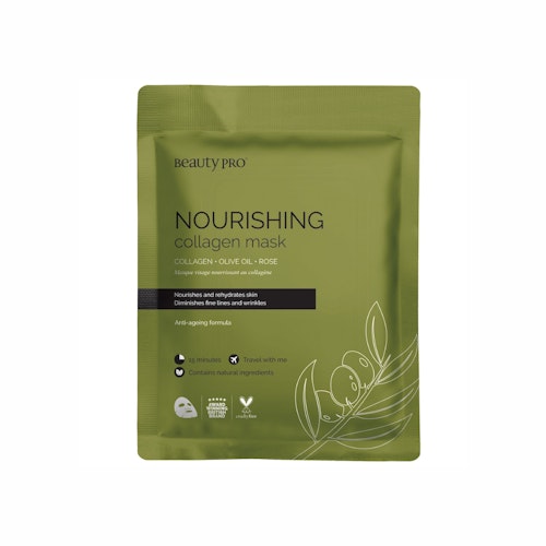 BeautyPro NOURISHING Collagen Sheet Mask with Olive extract