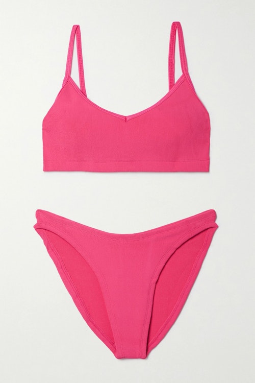 Sumer sales Hunza G, Virginia Nile Ribbed Bikini, WAS £155 NOW £77.50