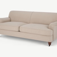 Made, Orson 3 Seater Sofa, Natural Weave