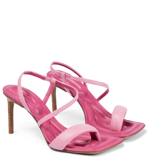 Jacquemus, Les Sandales Limone Leather Sandals, WAS £465 NOW £325