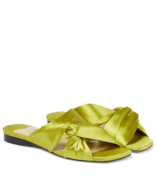 Jimmy Choo, Narisa Satin Slides, WAS £375 NOW £262