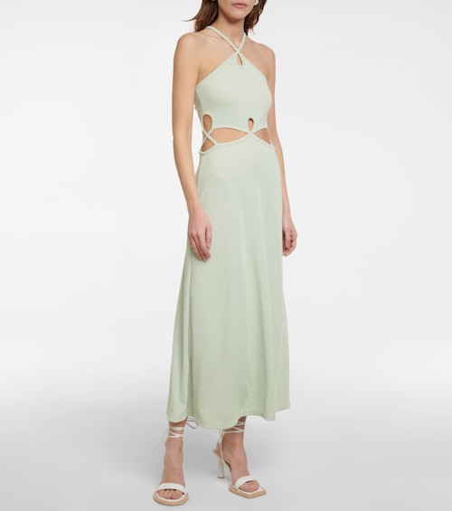 Christopher Esber, Cut-Out Ribbed-Knit Maxi Dress, WAS £636 NOW £445