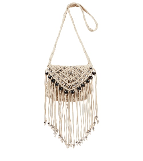 summer sales Paco Rabanne, Embellished Macramé Shoulder Bag, WAS £760 NOW £532