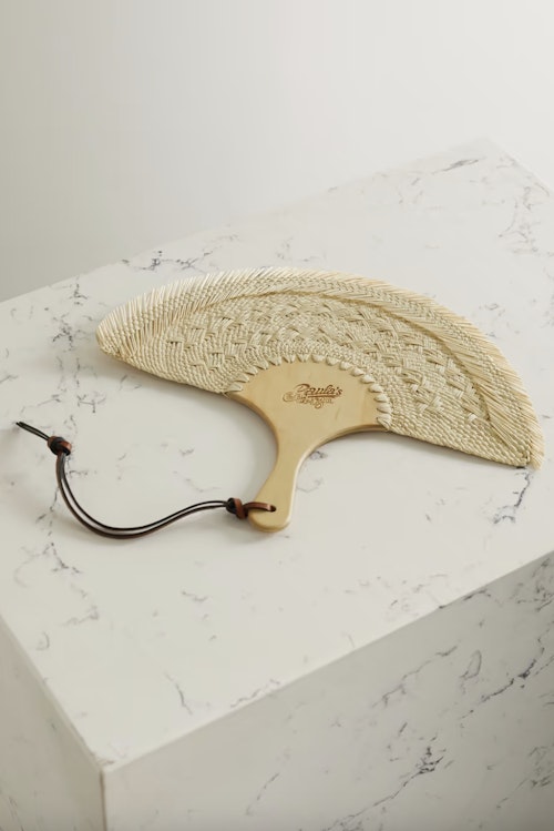 Loewe + Paula's Ibiza, Leather-Trimmed Fan, £195 at Net-a-Porter