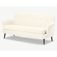 Verne 3 Seater Sofa, Faux Sheepskin