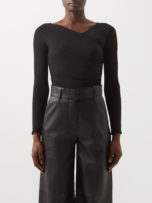 summer sales Wolford, Gathered Jersey Bodysuit, WAS £315 NOW £189