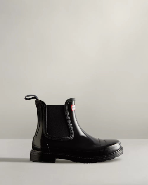 lunchtime shop Wednesday - Hunter, Women's Commando Gloss Chelsea Boots, £120