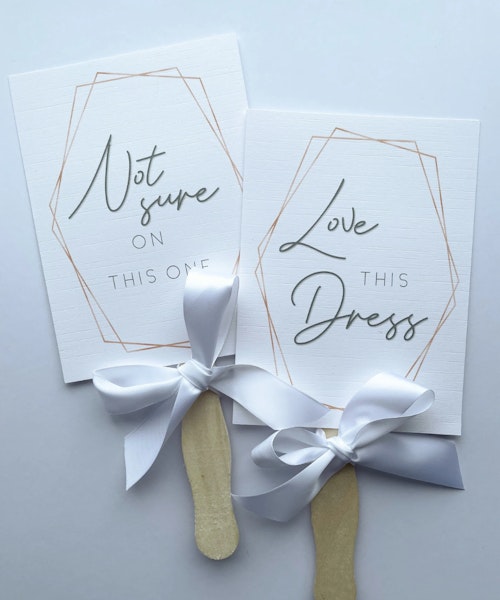 Yes to the Dress Paddles