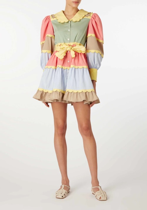 CELIAB, Aries Scalloped Bow Dress, £400