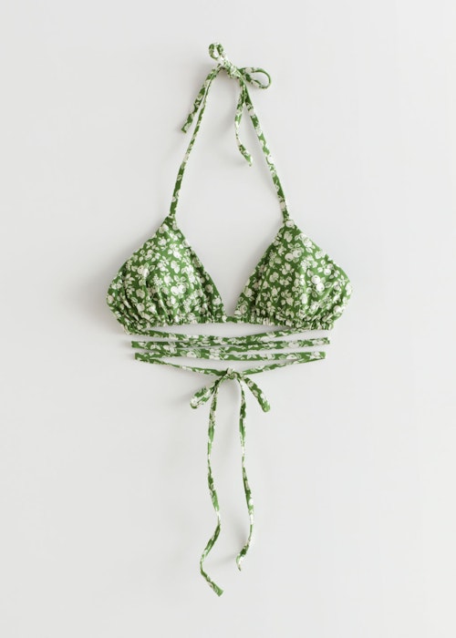 & Other Stories, Criss-Cross Triangle Bikini Top, £23