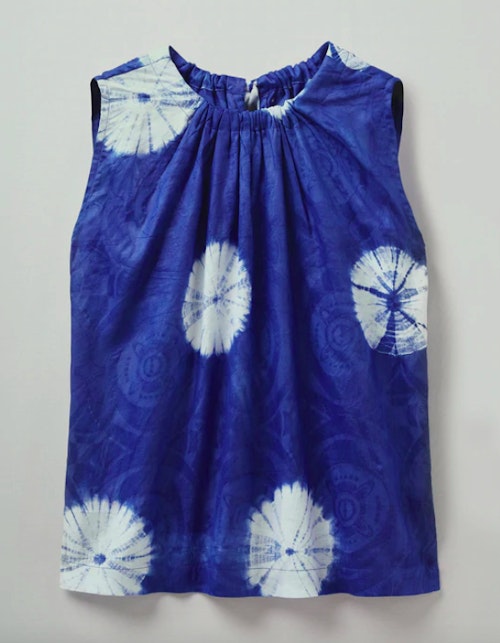 Toast, Tie-Dye Gathered Neck Tank Top, £195
