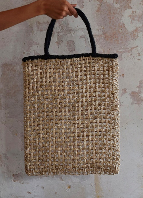 Uri Studio, Toby Bag IV In Natural & Black, £79