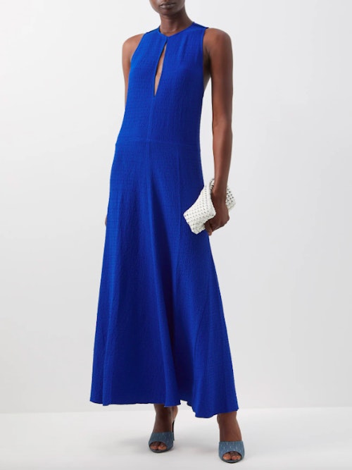 Keyhole Cloqué Maxi Dress, £850