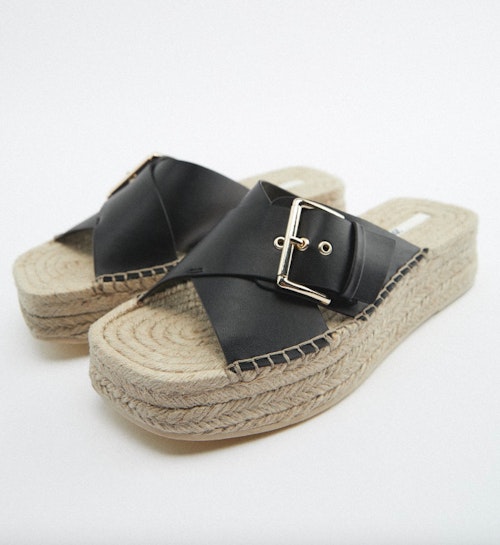Jute Wedge Sandals, WAS £45.99 NOW £29.99